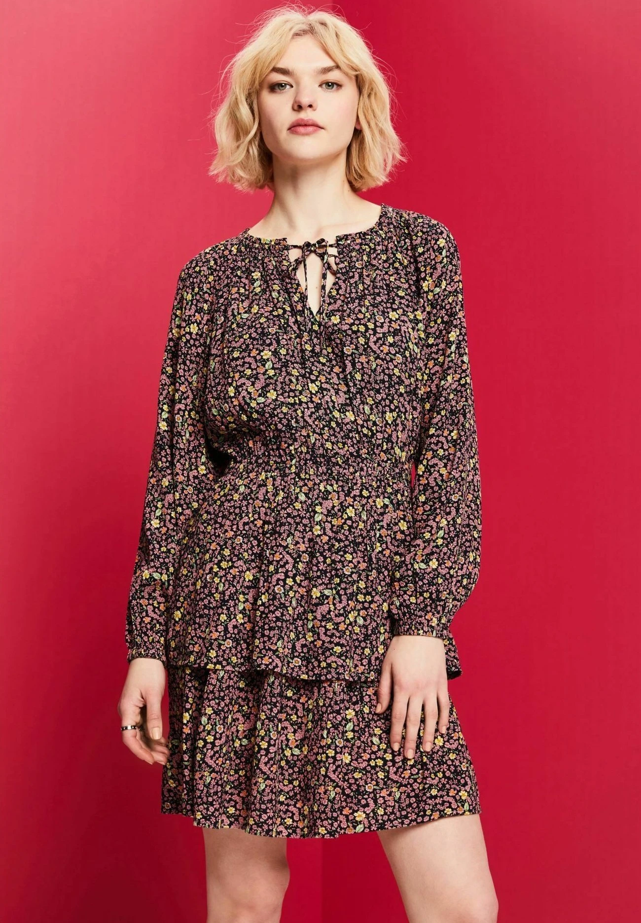 Edc By Esprit Cve Mini- Jurk - Navy 2 Edc By Esprit Cve Mini- Jurk - Navy - Afbeelding 2