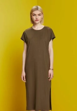 ESPRIT Gebreide Jurk - Khaki Green -Esprit e2586230b14f4b0aa69809563fd859a8