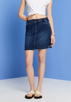 Edc By Esprit Jogg Skirt - Jeansrok - Blue Dark Wash -Esprit e2b17888eeca4e50b6f42c9c0543c61c