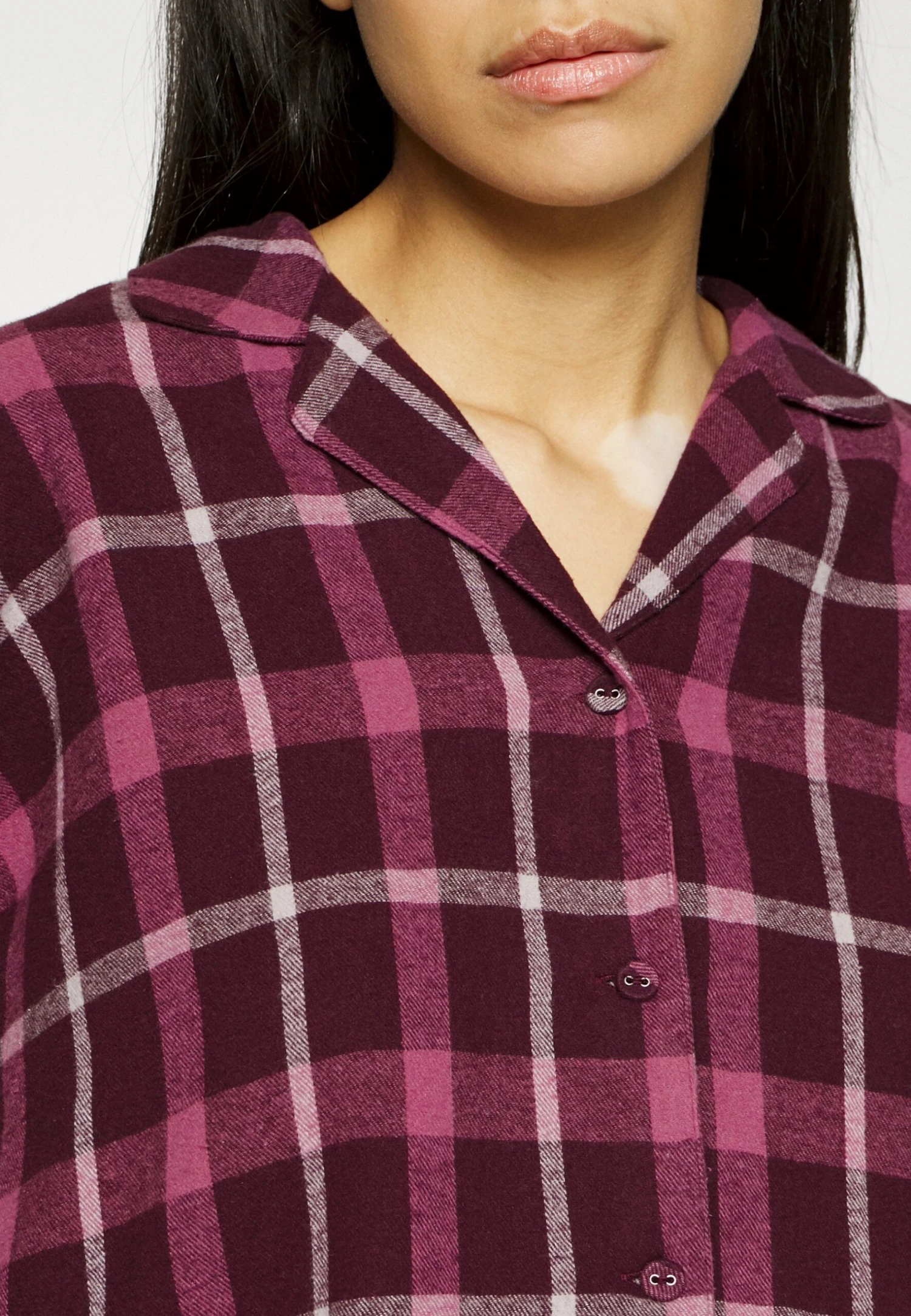 ESPRIT Nightshirt Long Sleeve - Nachtjapon - Bordeaux Red 5 ESPRIT Nightshirt Long Sleeve - Nachtjapon - Bordeaux Red - Afbeelding 5