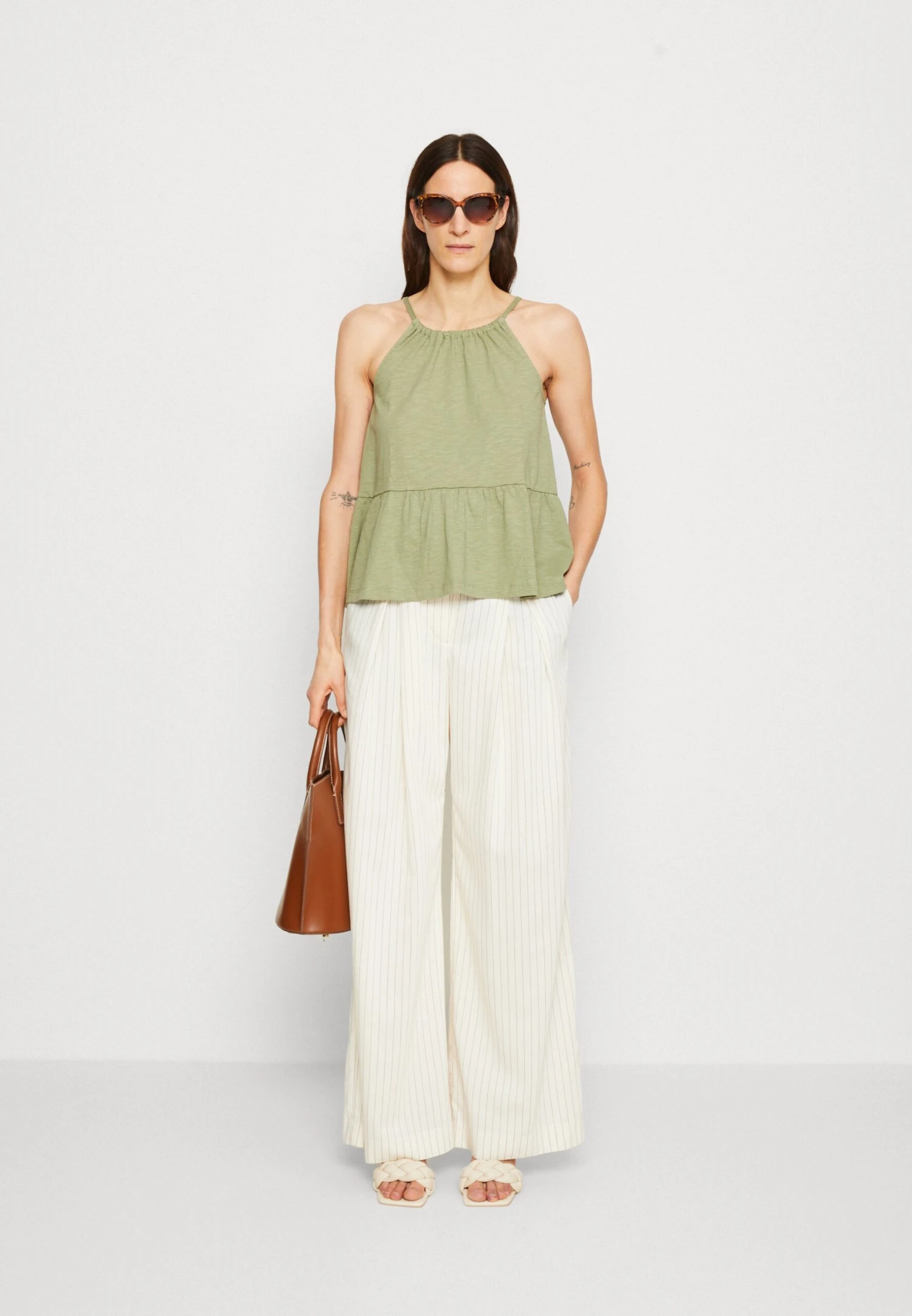 ESPRIT Top - Light Khaki 2 ESPRIT Top - Light Khaki - Afbeelding 2