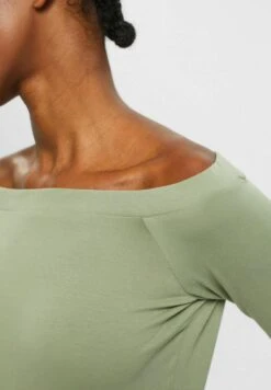 ESPRIT Schulterfreies- Longsleeve - Light Khaki 10 ESPRIT Schulterfreies- Longsleeve - Light Khaki -Esprit e763d17b01774bccb56feae63c76da6f