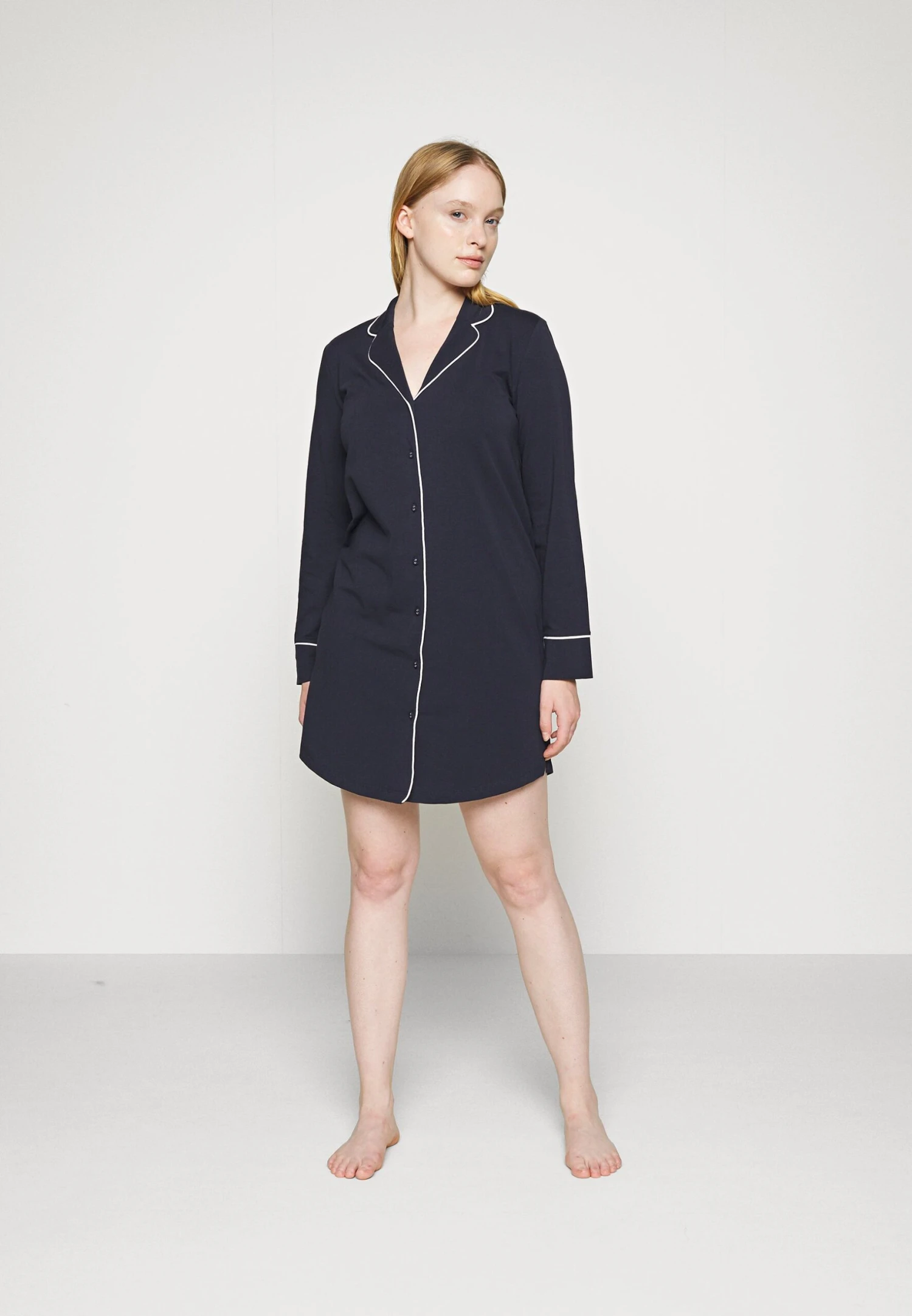 ESPRIT Nightshirt Long Sleeve - Nachtjapon - Navy 2 ESPRIT Nightshirt Long Sleeve - Nachtjapon - Navy - Afbeelding 2