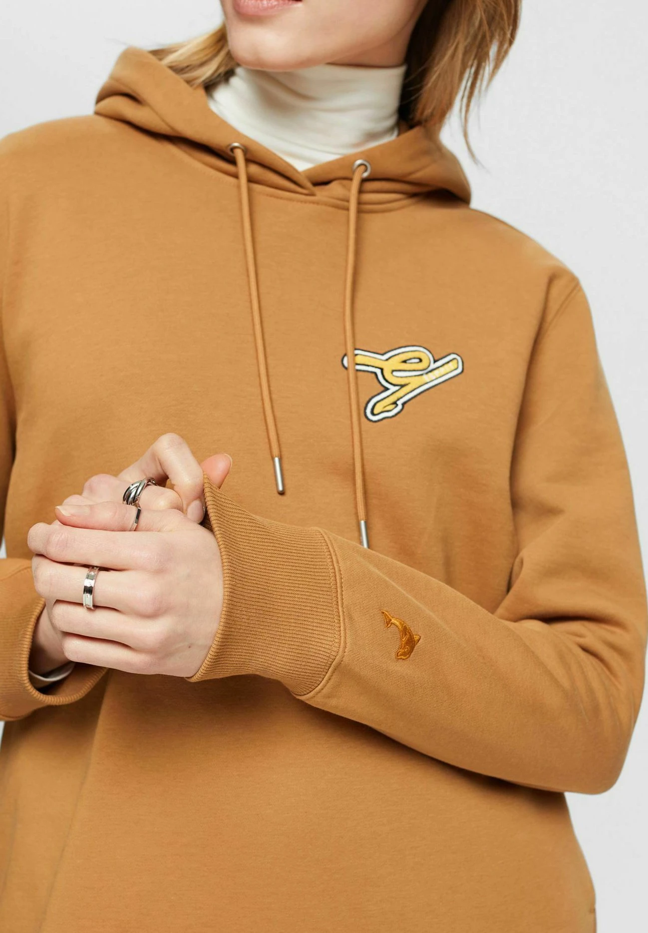 ESPRIT College - Gebreide Jurk - Caramel 4 ESPRIT College - Gebreide Jurk - Caramel - Afbeelding 4