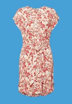 ESPRIT Mit Gürtel Und Crêpe-Effekt - Jurk - Light Pink -Esprit ea63d0ba281d4bed8f201d71852588fc