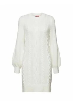 ESPRIT Flat - Gebreide Jurk - Off White -Esprit ec03235f98624af08f3e3d87d3d1158d