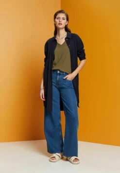 Edc By Esprit Mit V Ausschnitt - T-Shirt Basic - Khaki Green -Esprit ec2bdf350a7b417ea7a7a5b57d573ba8