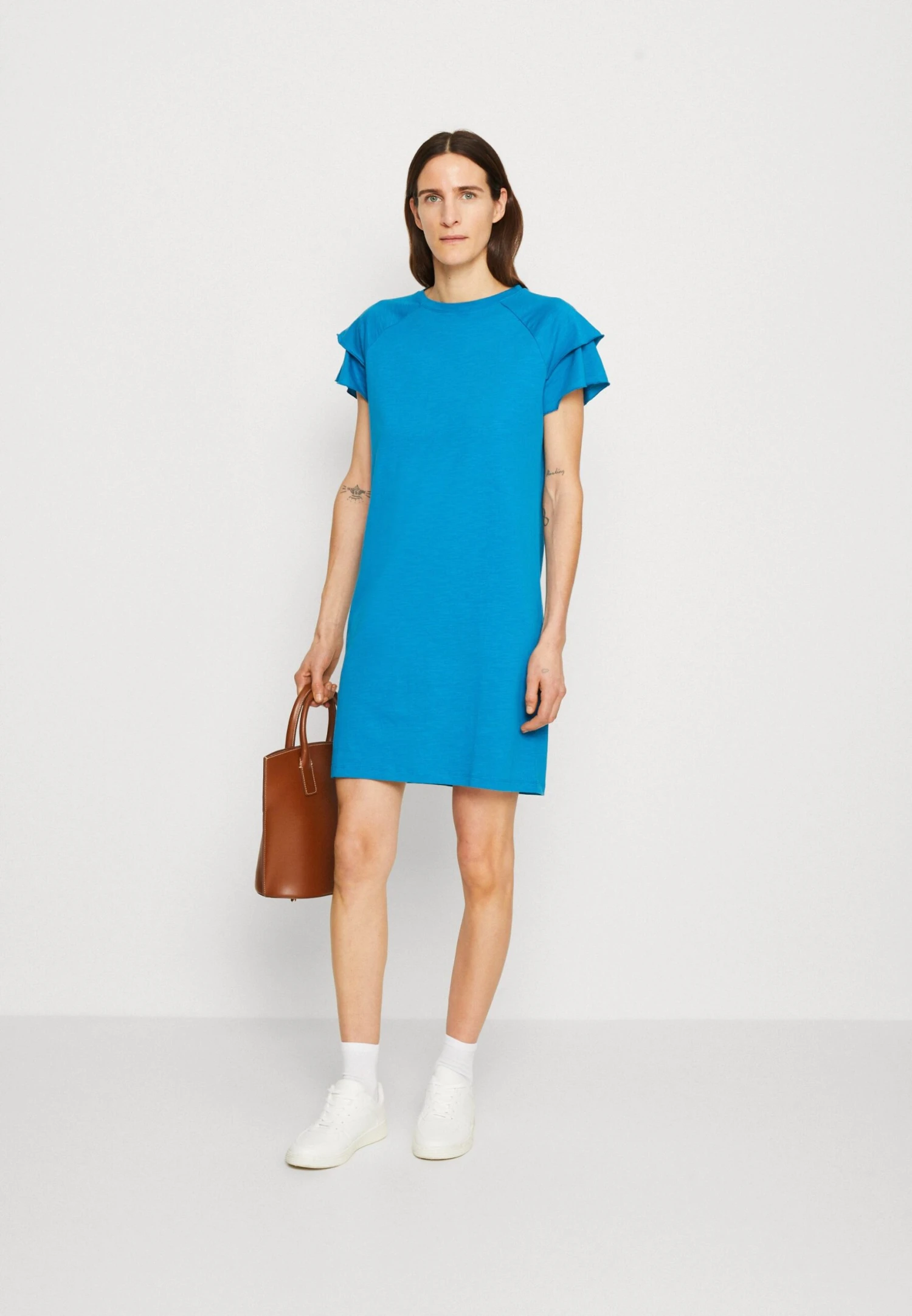 Edc By Esprit Volant - Jerseyjurk - Dark Turquoise 2 Edc By Esprit Volant - Jerseyjurk - Dark Turquoise - Afbeelding 2