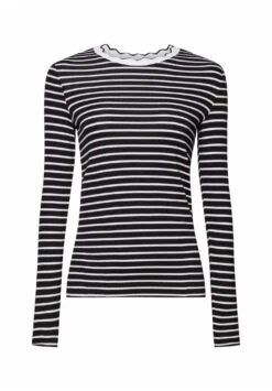 ESPRIT Muschelkante Am Ausschnitt - Longsleeve - Black -Esprit ef52ebfe08014ca0afa51e842691089a