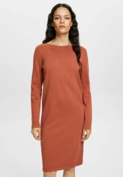 ESPRIT Flat - Gebreide Jurk - Terracotta New