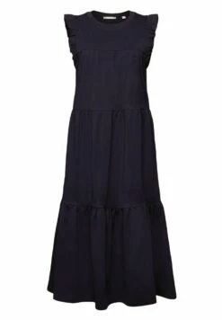 Edc By Esprit Printed - Jurk - Navy -Esprit f0e4081727284b41a246dbc703f9390d