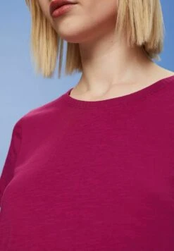 ESPRIT T-Shirt Basic - Dark Pink 15 ESPRIT T-Shirt Basic - Dark Pink -Esprit f12917795fc0416b906f02dbc93adb83