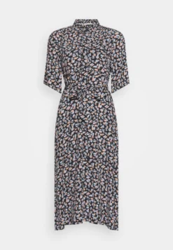 ESPRIT Dress Midi Print - Blousejurk - Black