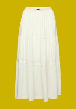 ESPRIT Midi - A-Lijn Rok - White -Esprit f23d0355f9374a4fa6bddced6f070e28