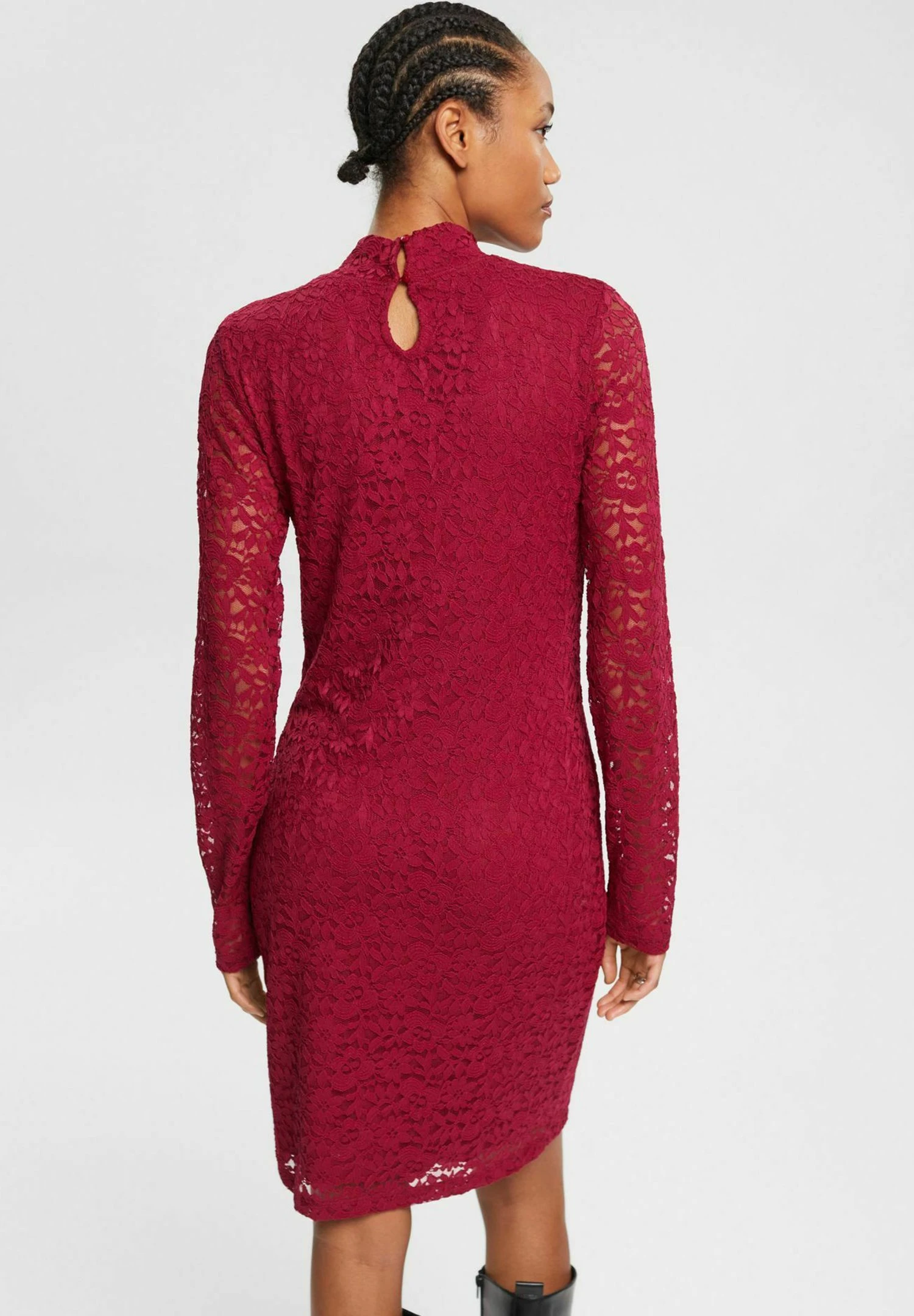 Edc By Esprit Cocktailjurk - Cherry Red 3 Edc By Esprit Cocktailjurk - Cherry Red - Afbeelding 3