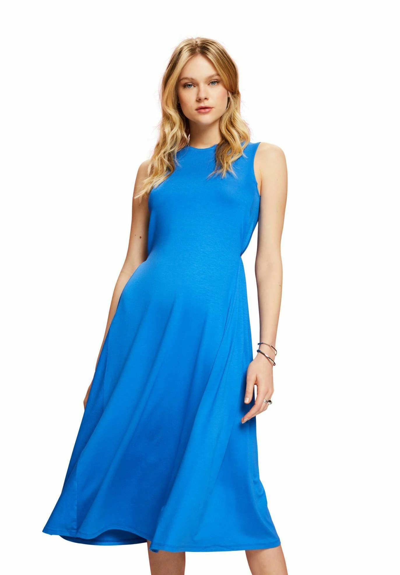 ESPRIT Slvless - Jerseyjurk - Bright Blue 1 ESPRIT Slvless - Jerseyjurk - Bright Blue