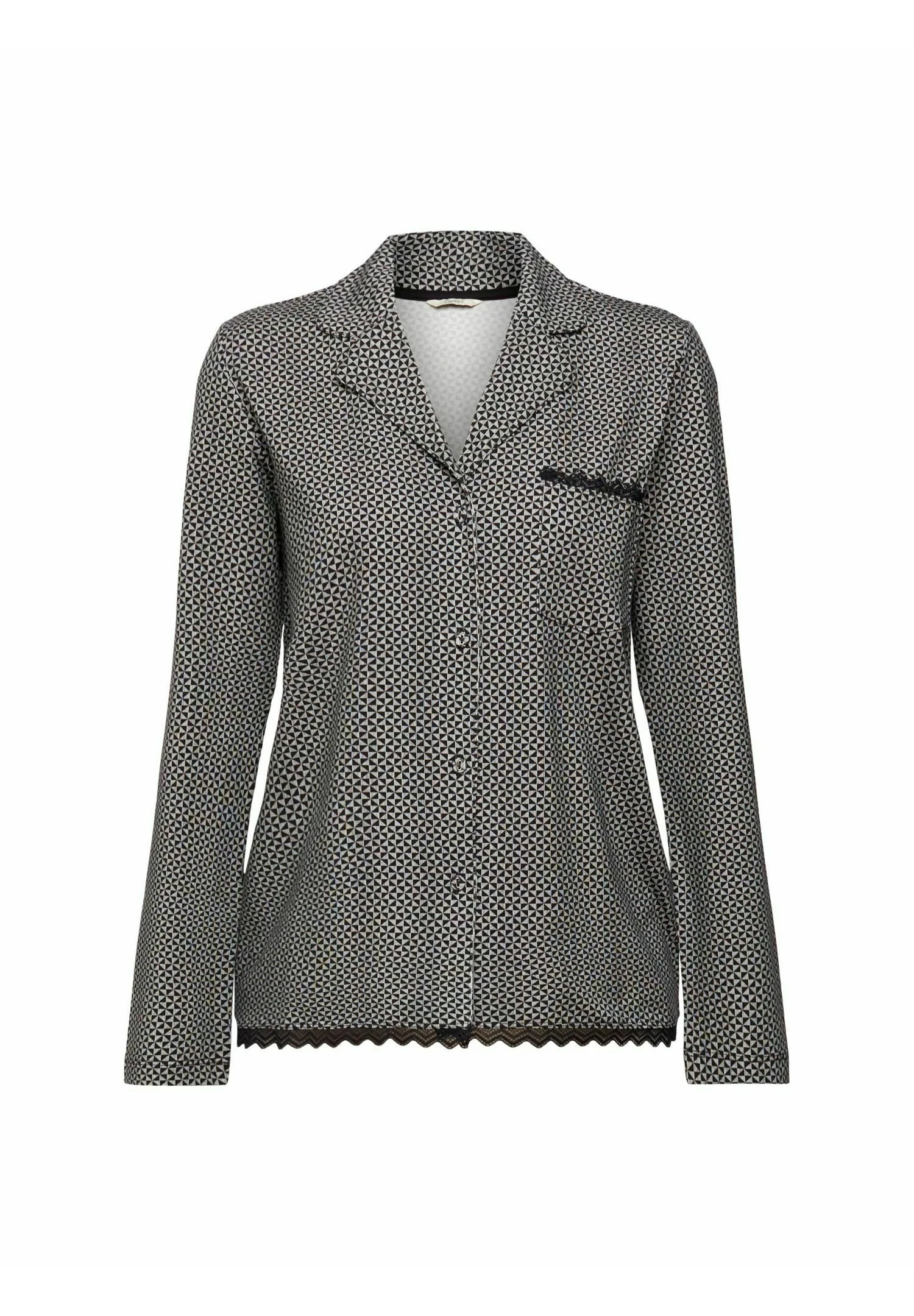 ESPRIT Mit Spitze - Pyjamashirt - Black 5 ESPRIT Mit Spitze - Pyjamashirt - Black - Afbeelding 5