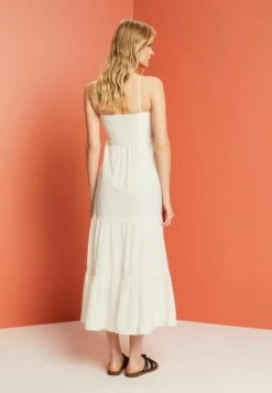 ESPRIT Träger - Maxi-Jurk - White -Esprit f746c6f5f11641f2a5f23ad271940aee