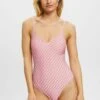 ESPRIT Geometrischem - Badpak - Pink Fuchsia
