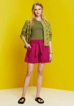 ESPRIT Pull On - Shorts - Dark Pink -Esprit f9d1f09b12d04181847c6ed731b203fc