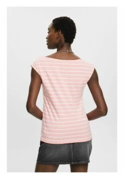 ESPRIT Sslv Stripe - T-Shirt Print - Pink 10 ESPRIT Sslv Stripe - T-Shirt Print - Pink -Esprit fb26680578e149d58fb961dee5a61edf