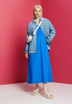 ESPRIT Gebreide Jurk - Bright Blue
