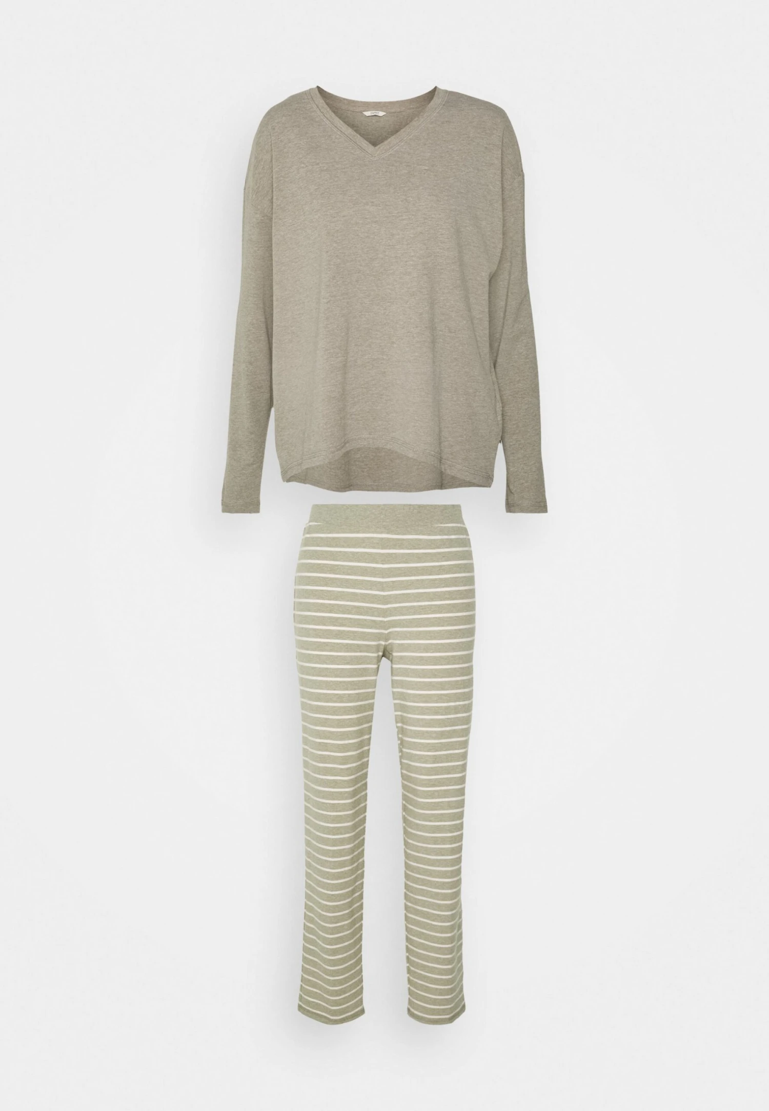 ESPRIT Y D Sus Mel Long Leg Long Sleeve - Pyjama - Light Khaki 5 ESPRIT Y D Sus Mel Long Leg Long Sleeve - Pyjama - Light Khaki - Afbeelding 5