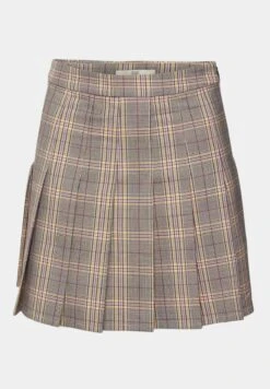 Edc By Esprit Mit Karomuster - A-Lijn Rok - Beige -Esprit fe411ad9cd6f45f4b7469e826464b313