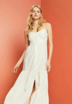 ESPRIT Träger - Maxi-Jurk - White -Esprit ffb09a0cb9dd47f29905e3aa9ad11c5d